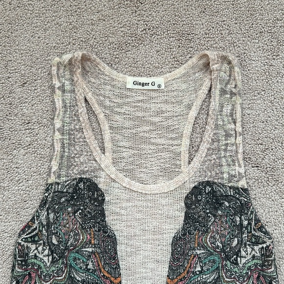 Knit Racer back top - Picture 2 of 5